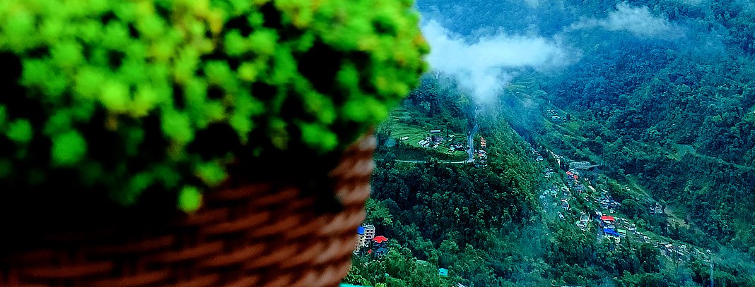 View From Basera Resort Agamlok